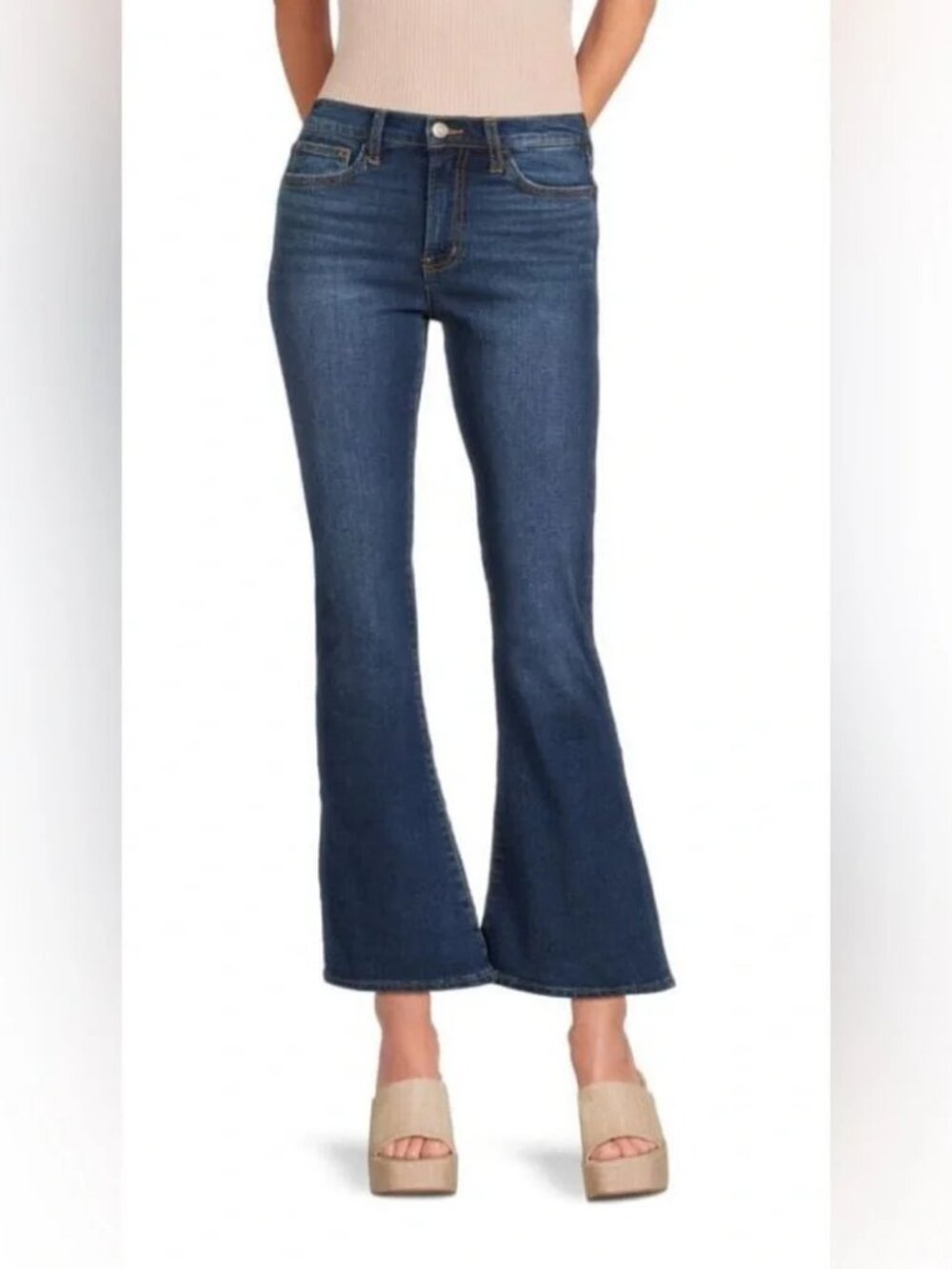 Hudson Blair High Rise Bootcut Jeans 27 Enya Dark Wash Blue Flare Denim Womens